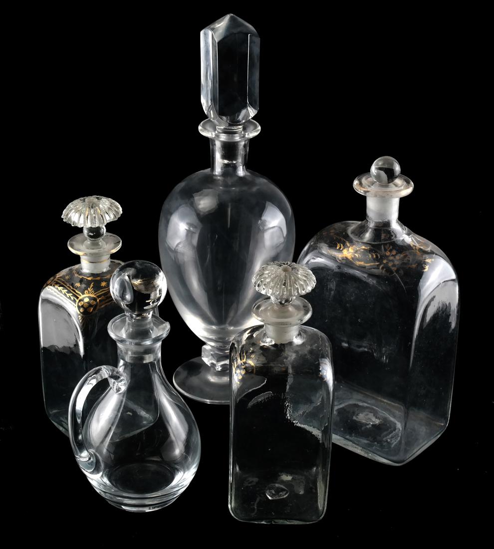 Group of Five Decanters (1 of 4)