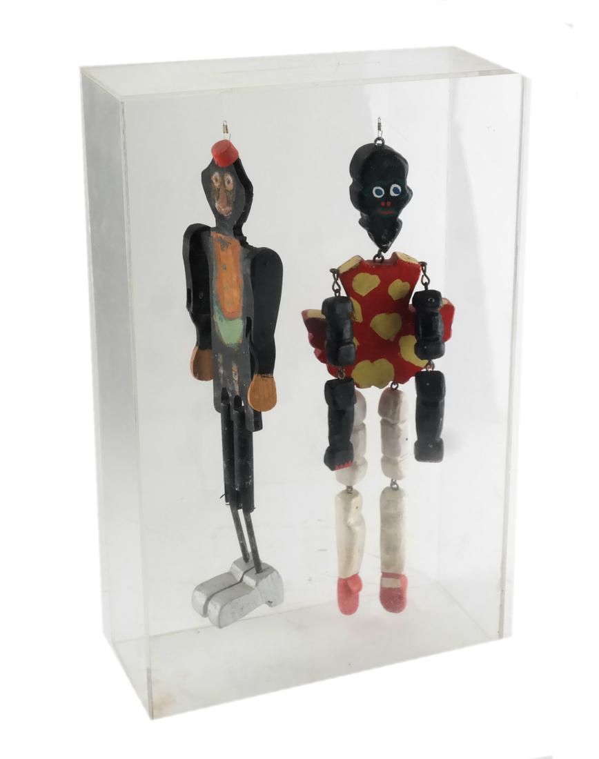 Two African-American Folk Art Jigger Stick Figures (1 of 5)