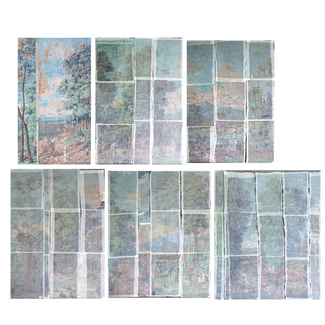 Zuber Antique Wallpaper Panels (1 of 10)