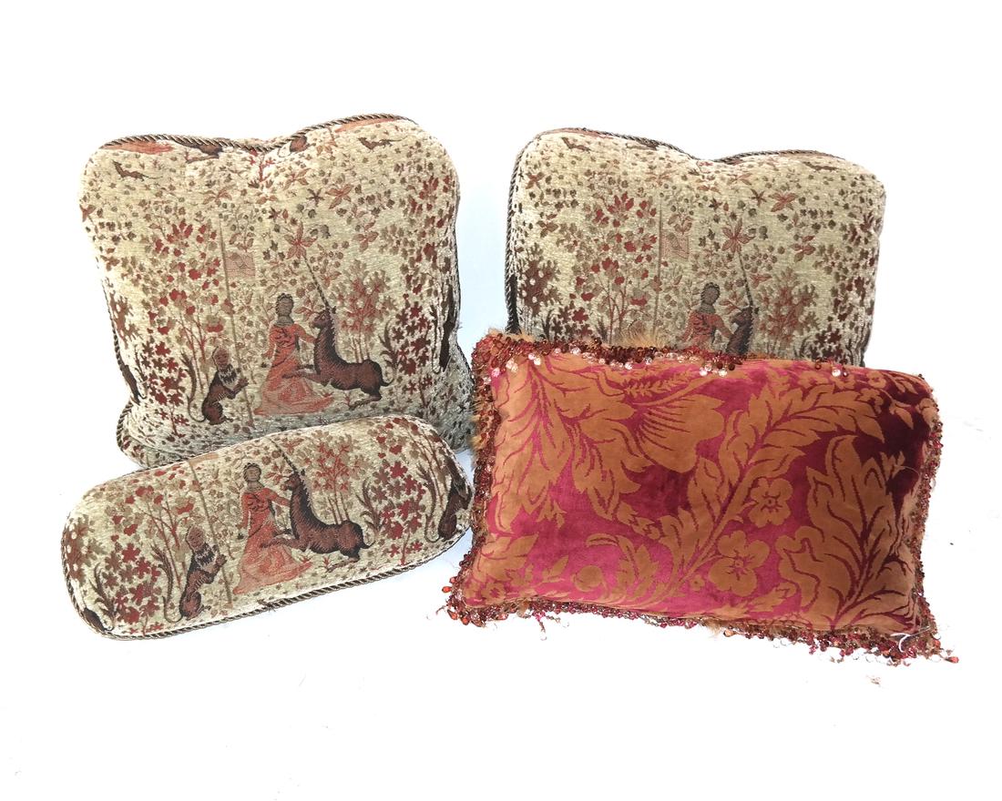 Four Decorated Pillows (1 of 2)