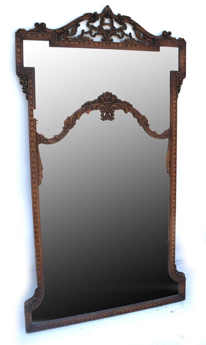 French Carved & Open Work Mirror (1 of 5)