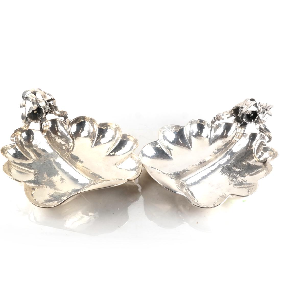 Pair Peruvian Camusso .925 Serving Dishes (1 of 4)