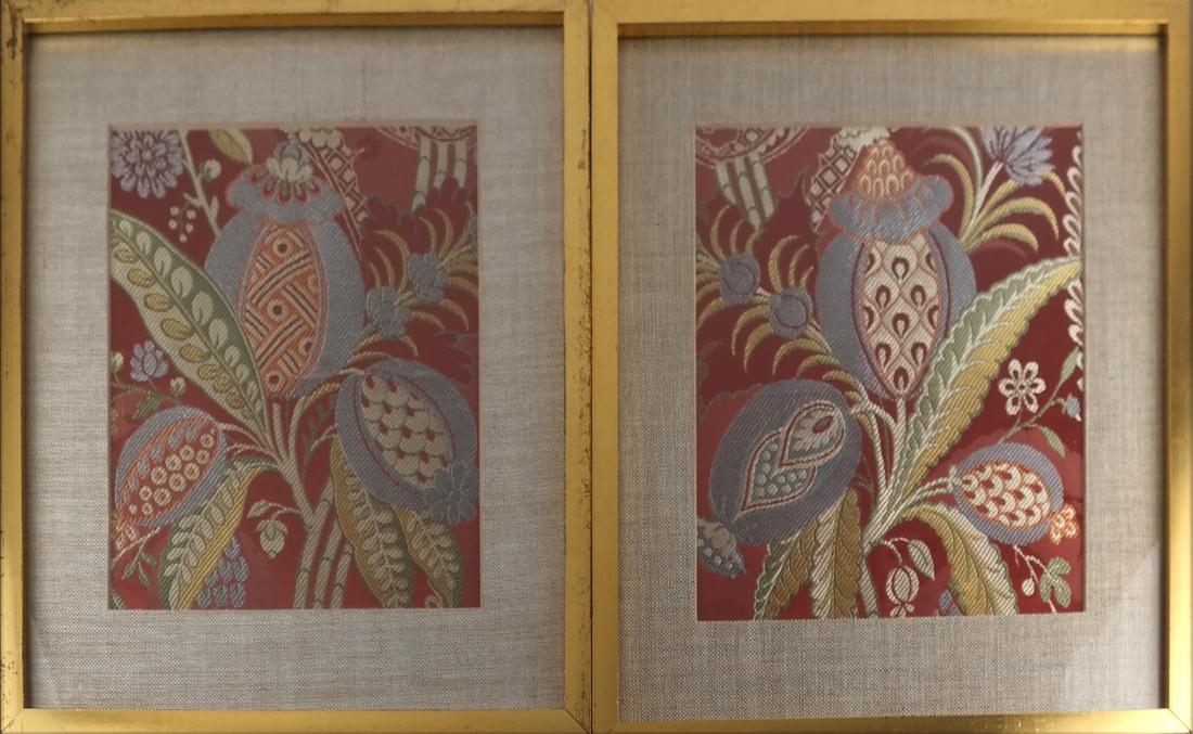 Two Framed Scalamandre Textiles (1 of 8)