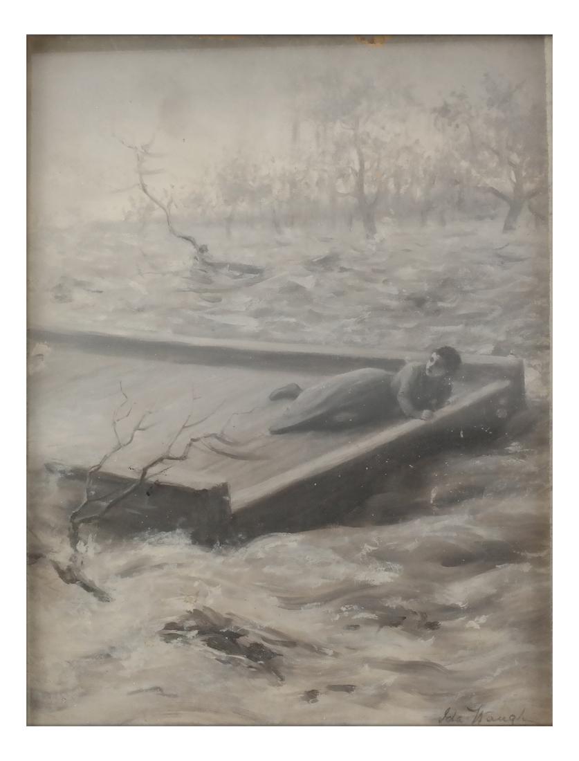 Ida Waugh (1846-1919) Gouache on Board (1 of 6)