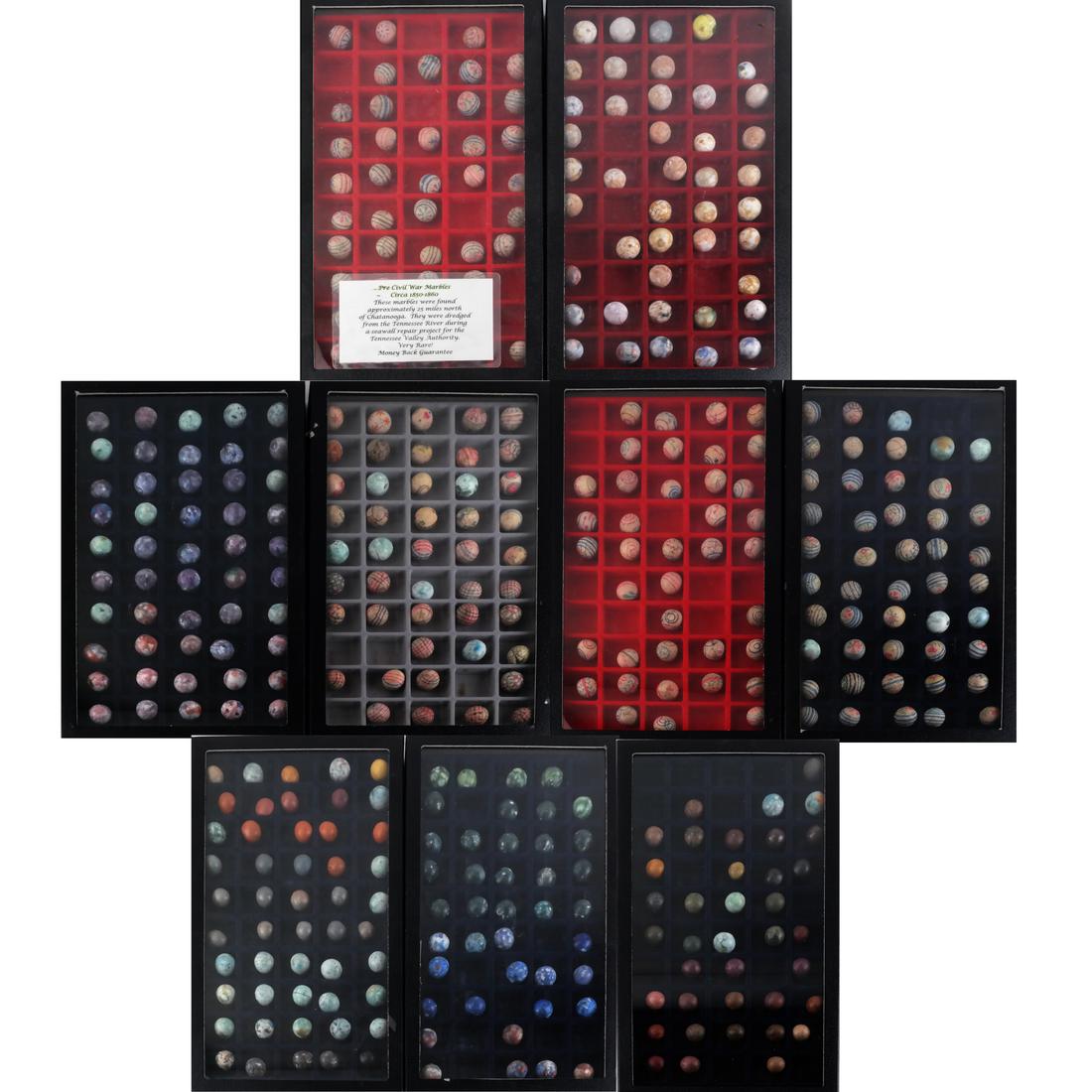 Group of Clay Marbles, Tennessee (1 of 6)