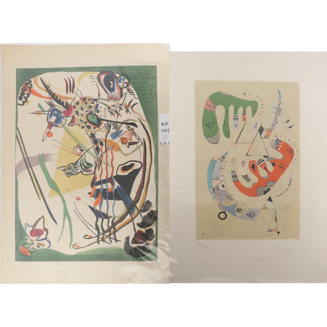 Wassily Kandinsky, Two Lithographs (1 of 9)