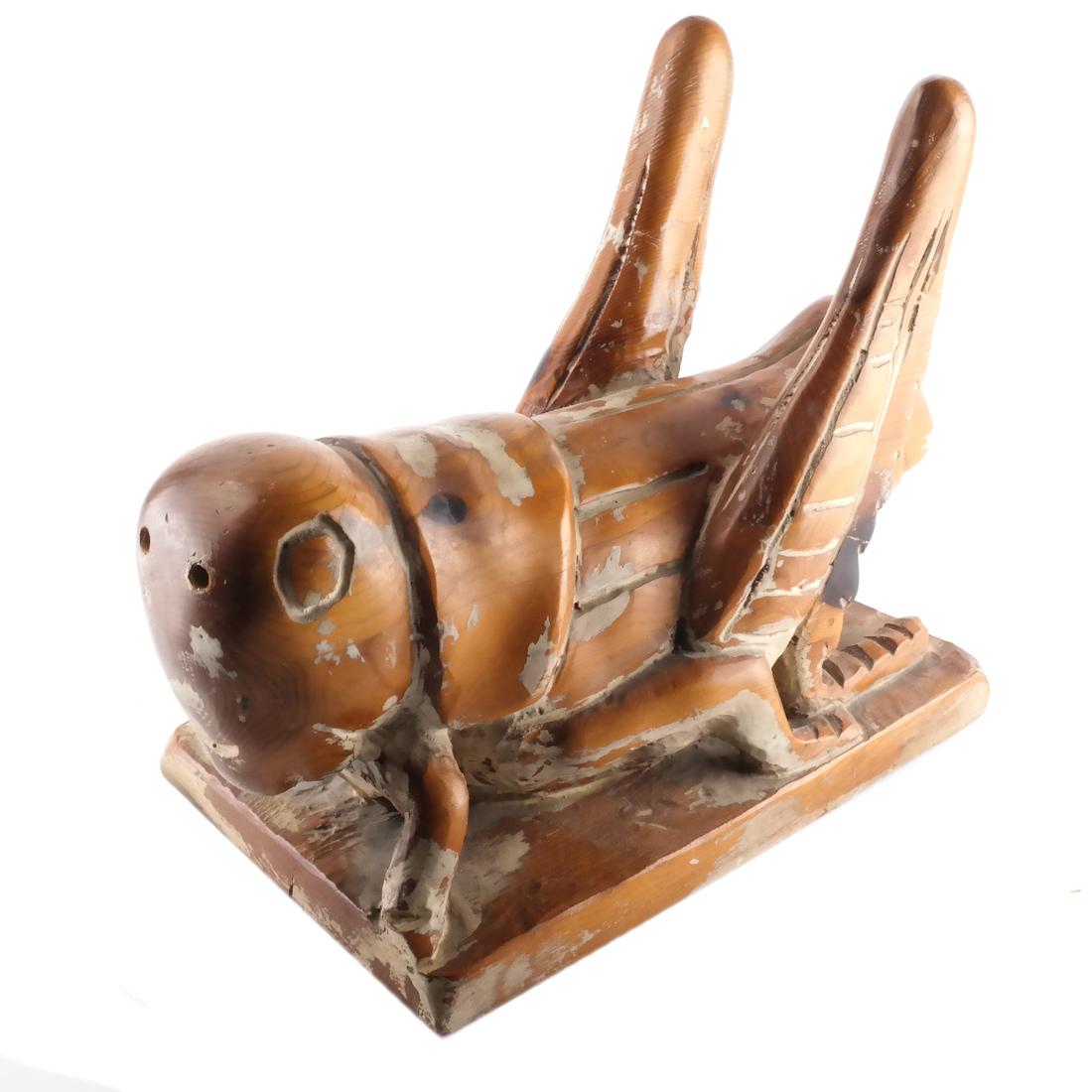 Folk Art Carved Wood Sculpture (1 of 7)