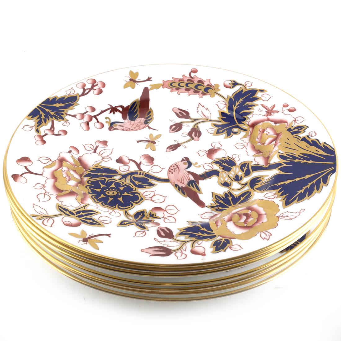 6 Coalport "Hong Kong" Cabinet Plates (1 of 3)