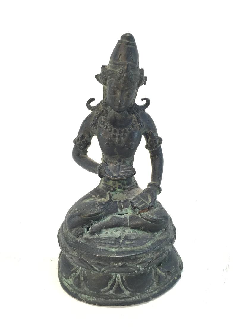 Antique Bronze Sculpture of Buddha (1 of 2)