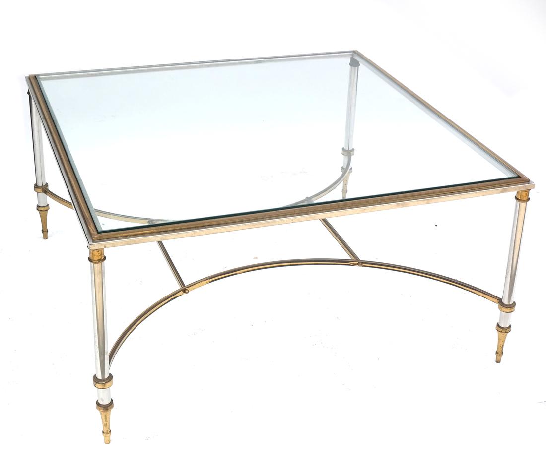 Modern Glass Top Coffee Table (1 of 5)