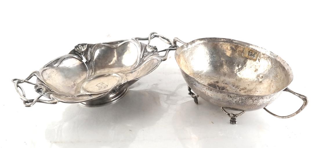 Two Footed German Silver Baskets (1 of 6)