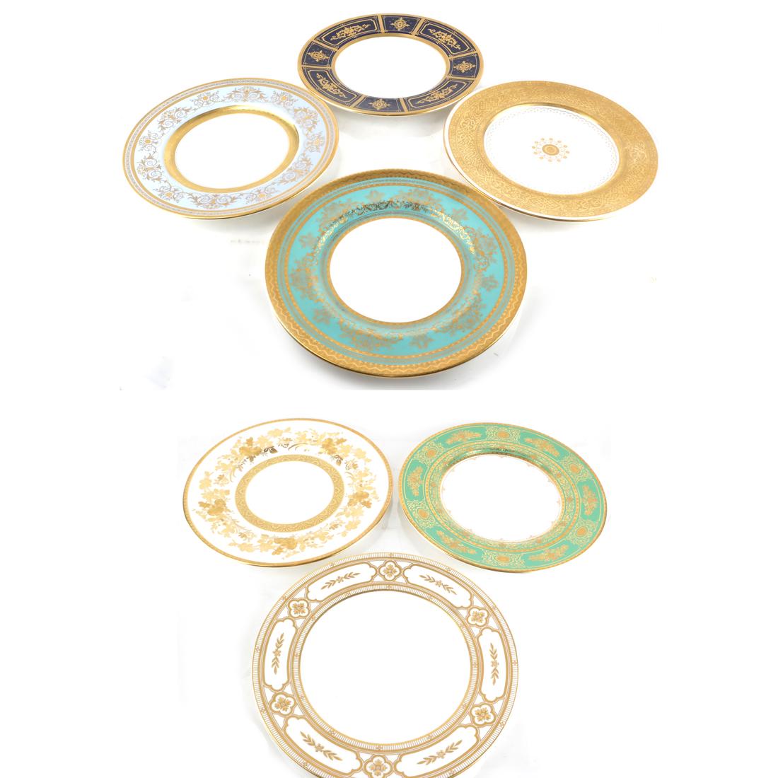 Seven Minton Cabinet Plates (1 of 9)