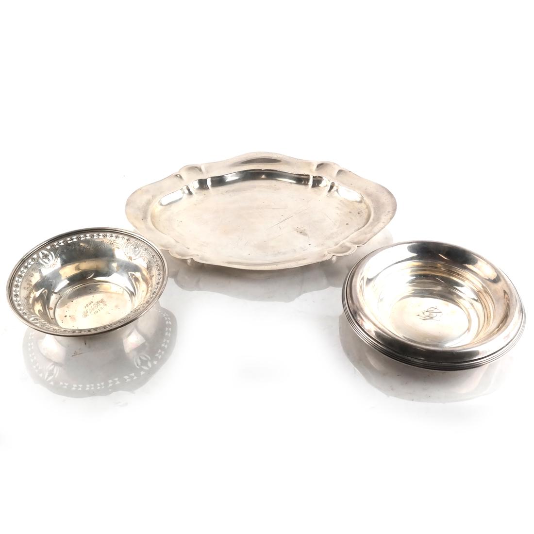 3 Sterling Silver Serving Dishes/Bowls (1 of 7)