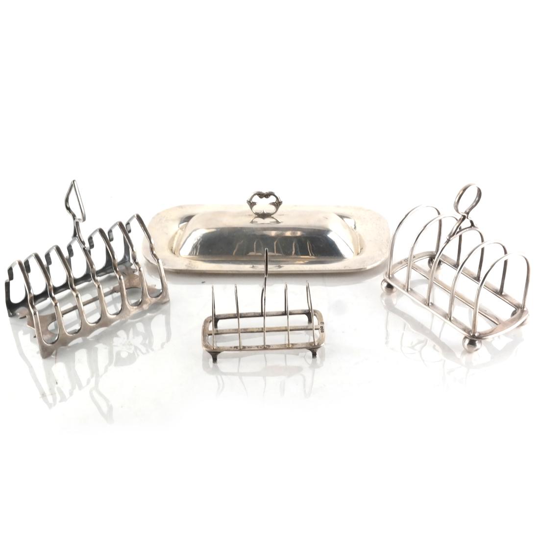 4 Various Silver Breakfast Accessories (1 of 7)