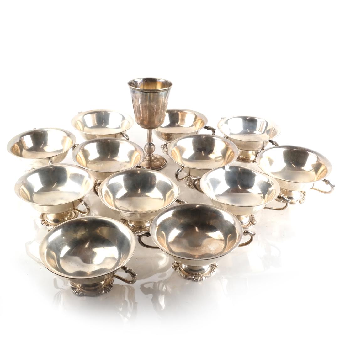 Peruvian Silver Sorbet Cups & Another (1 of 4)