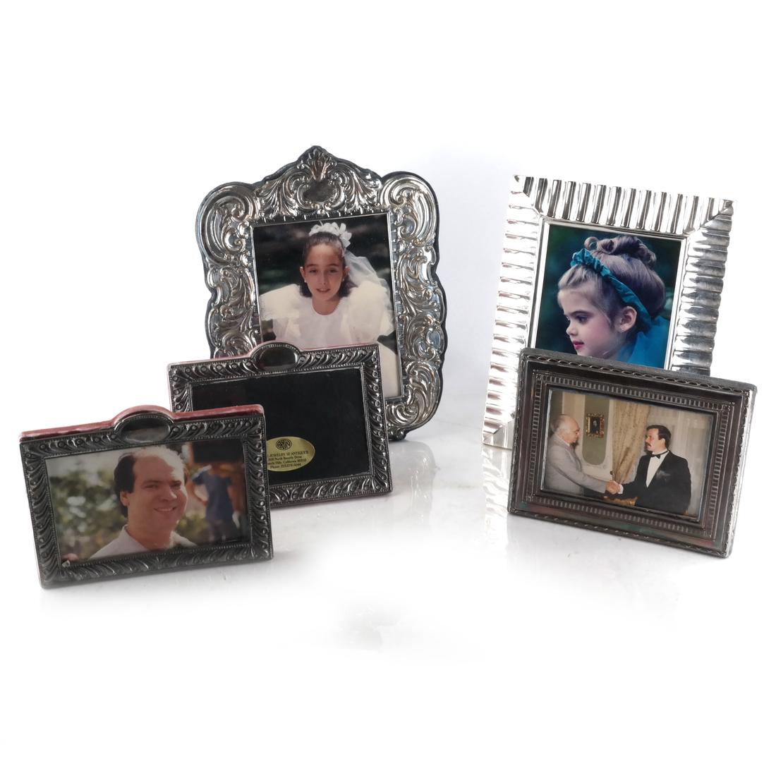 5 Silver Pictures Frames (1 of 2)