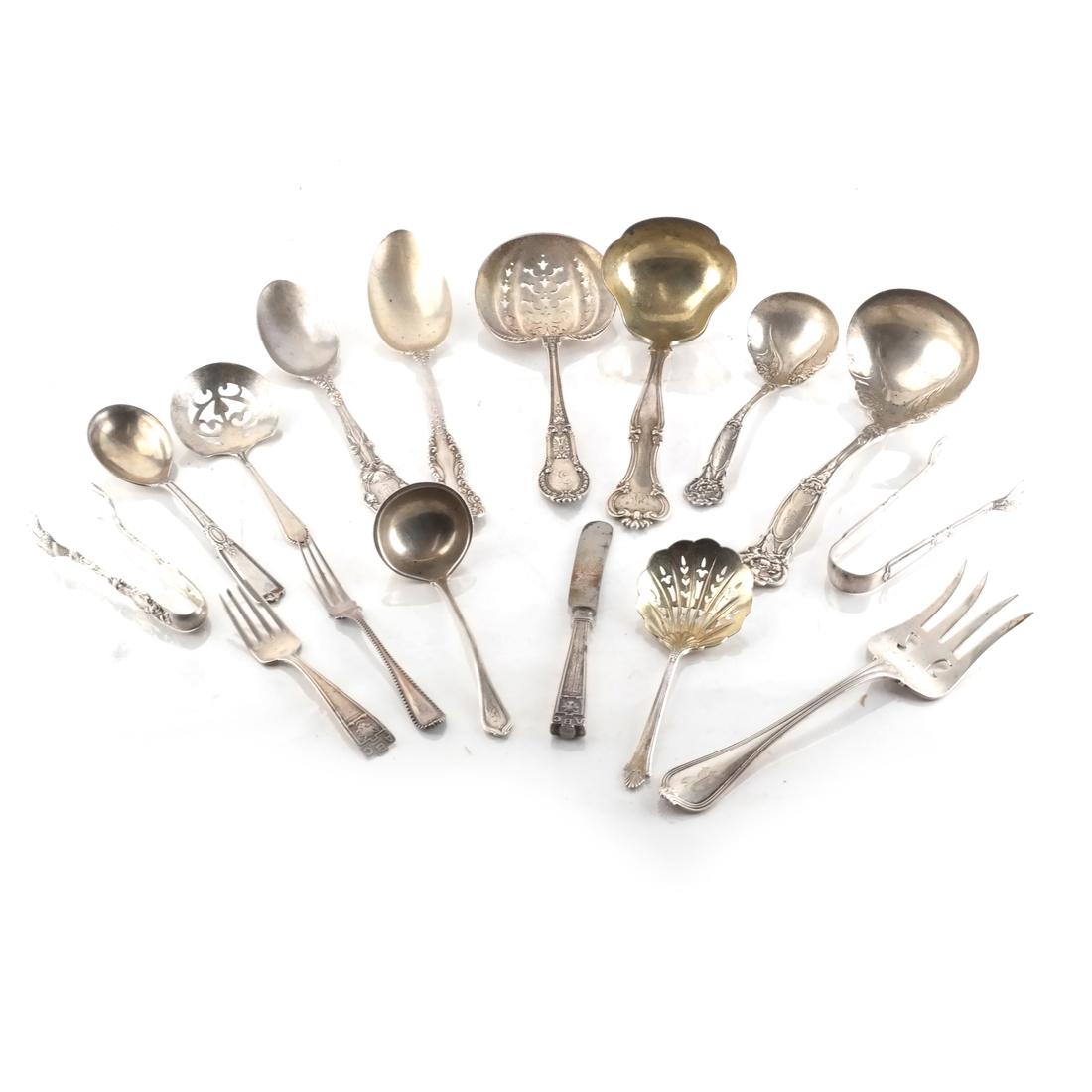 16 Pc. Silver Gorham & Other Tableware (1 of 6)