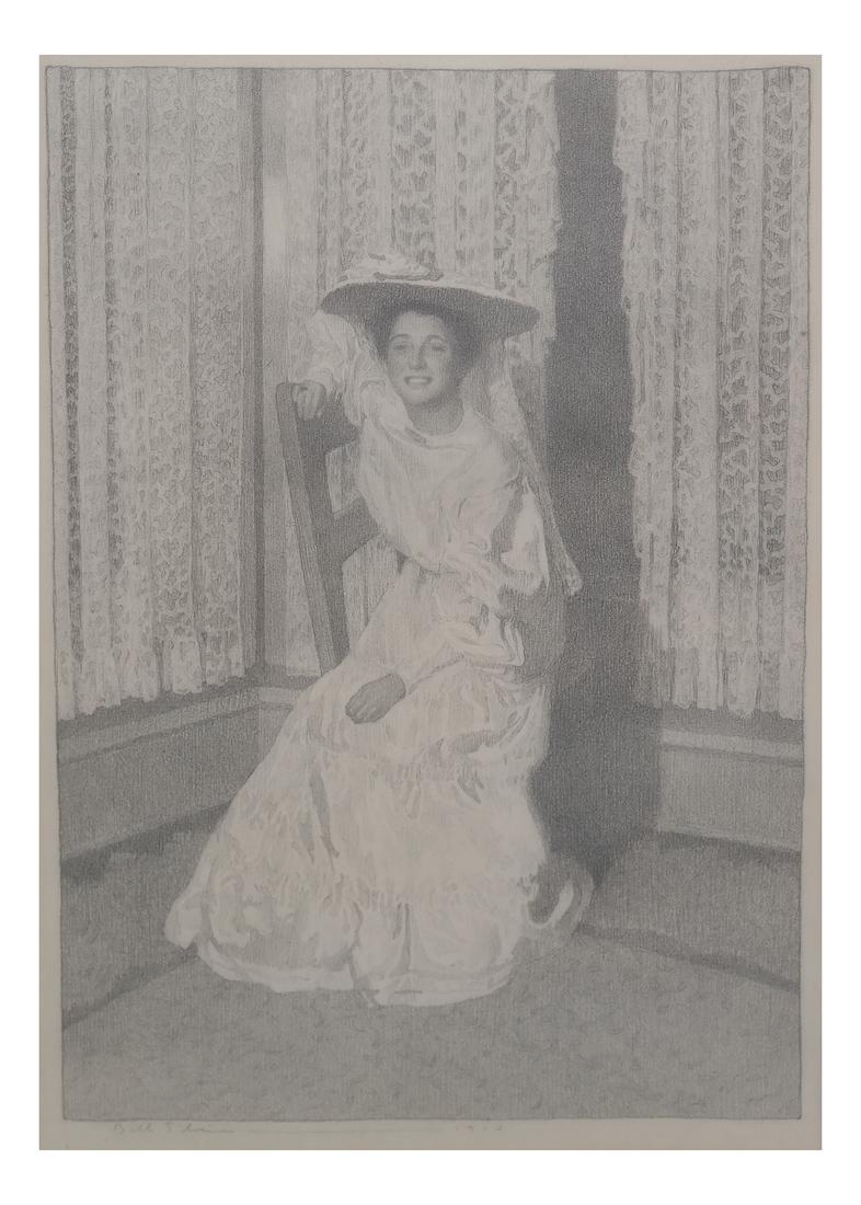 Belle Silveira Gorski, Portrait - Framed Drawing (1 of 5)