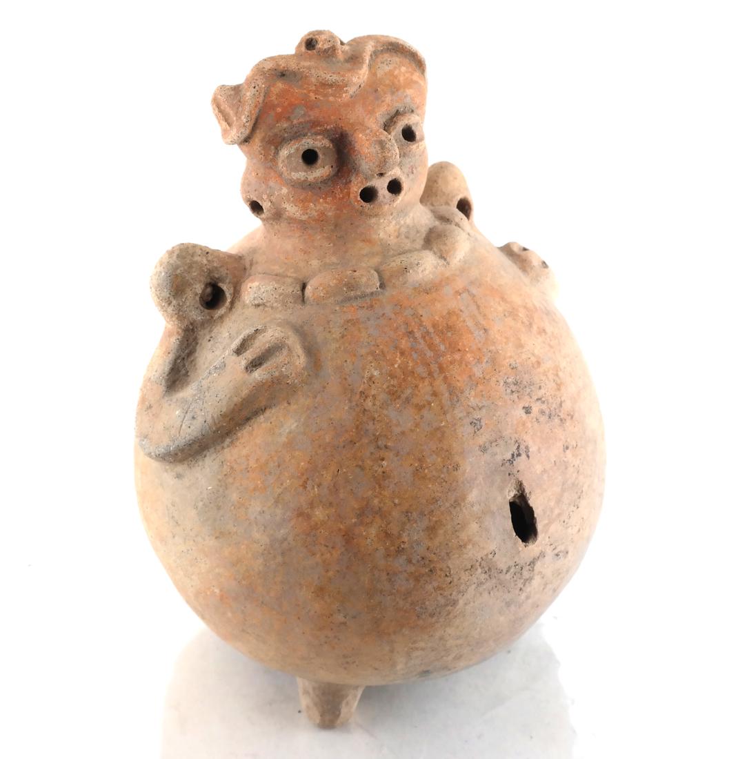 Pre-Columbian Style Figural Vessel (1 of 5)