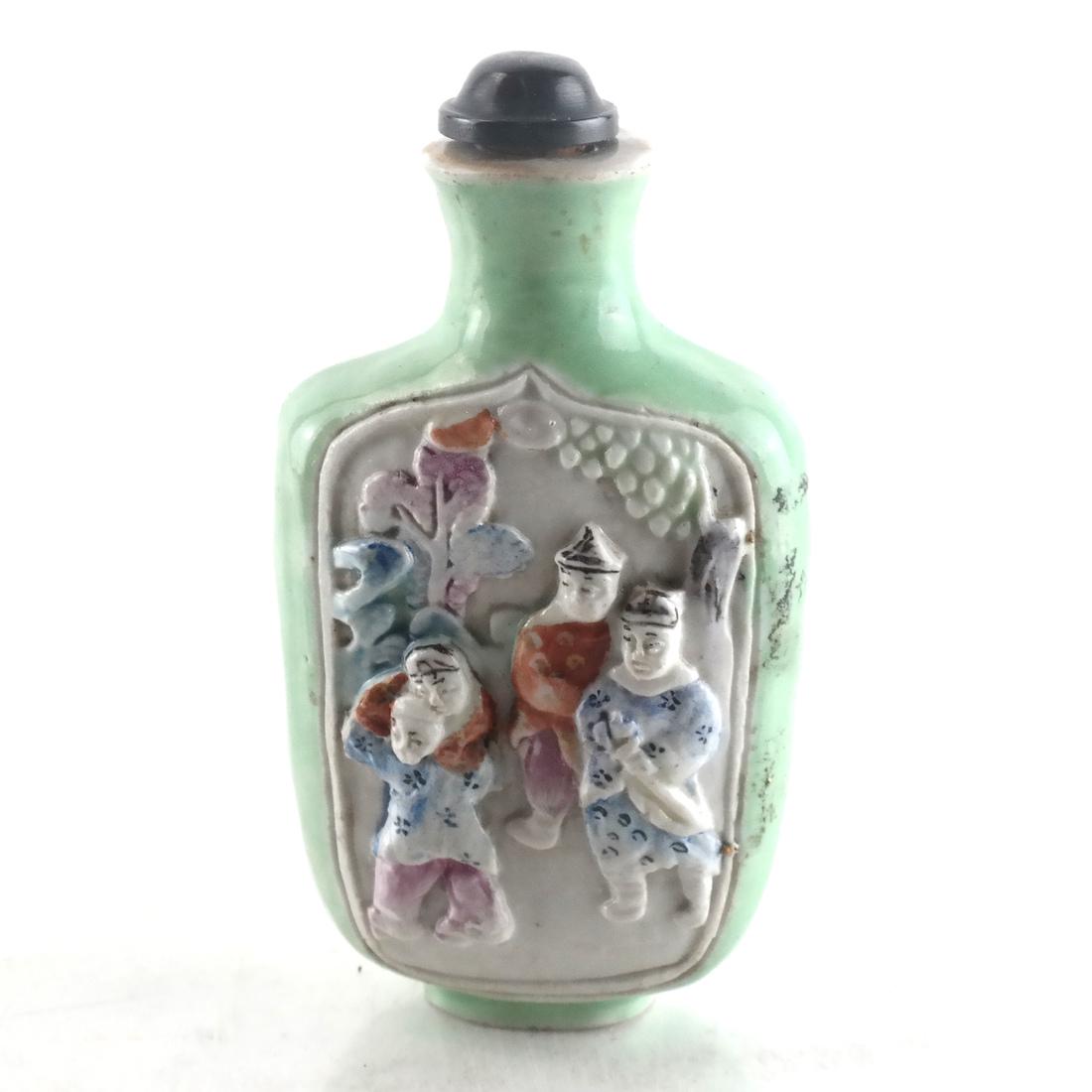 Chinese Ceramic Snuff Bottle (1 of 4)