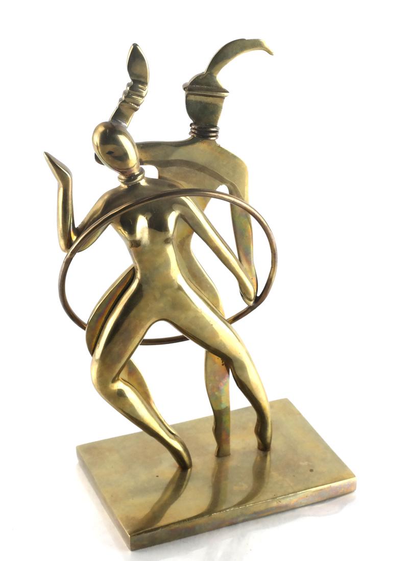 Hagenauer-Style Art Deco Bronze, Dancers (1 of 3)
