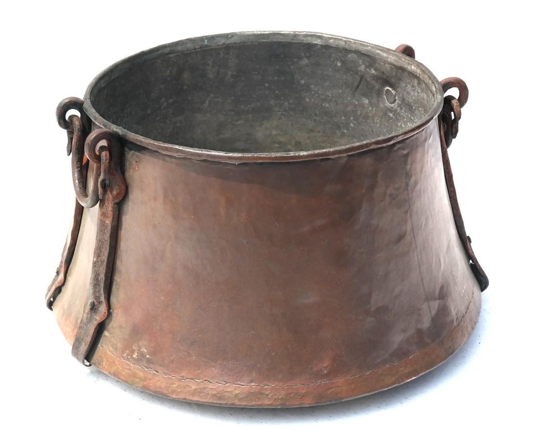 Turkish Colonial-Style Copper Hod/Vessel (1 of 4)