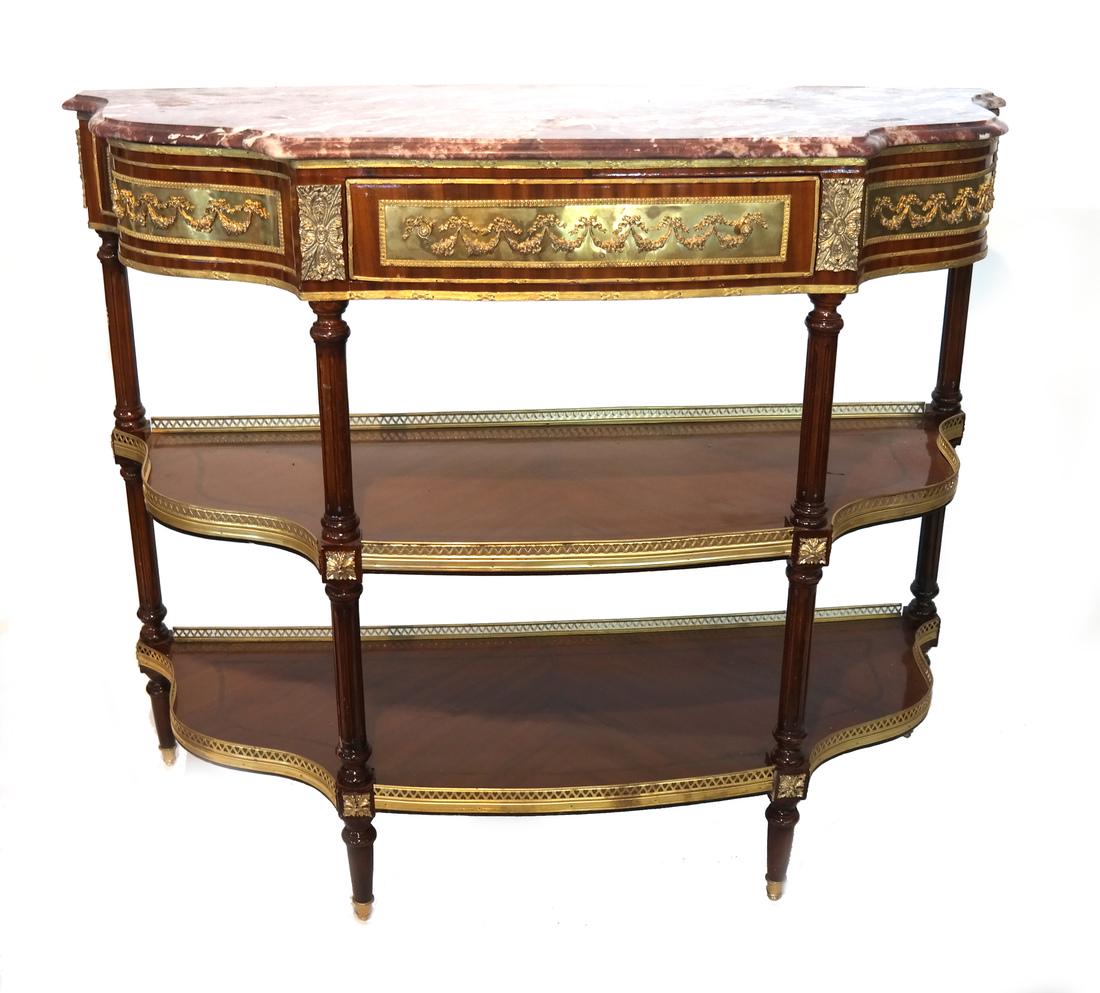 French Marble-Top Server/Sideboard (1 of 7)