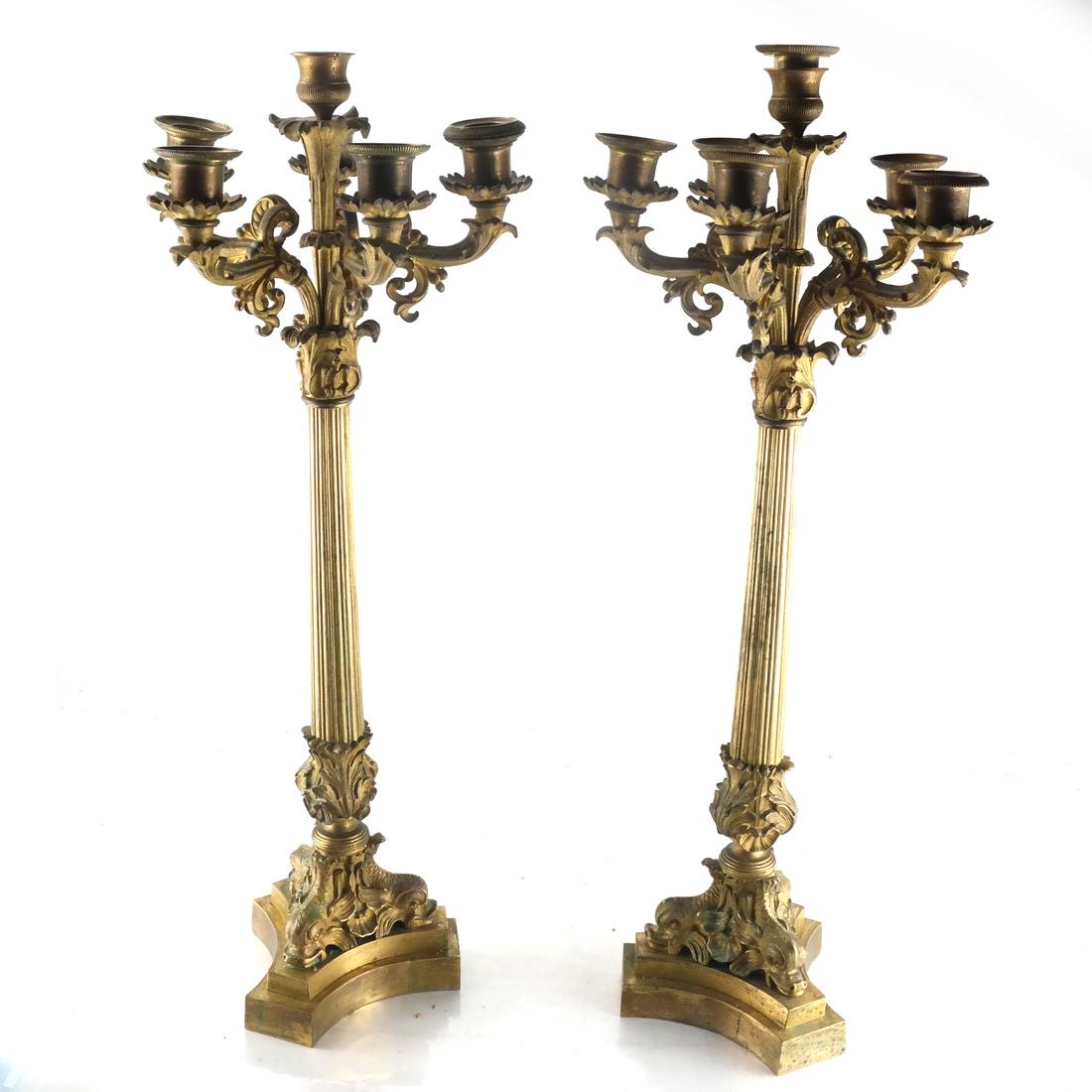 Pair French Neoclassical Candelabra (1 of 5)