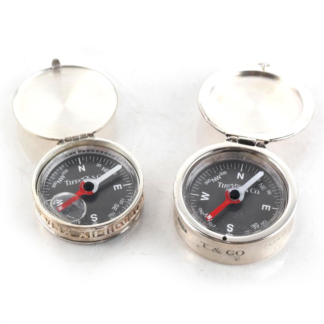 Sterling Silver 2 Compasses Tiffany & Co. (1 of 6)