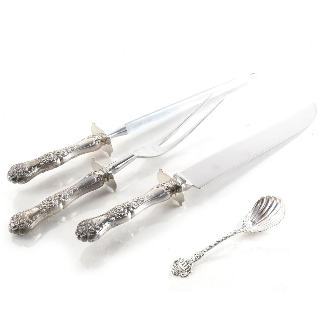 Four Silver Service Items (1 of 9)