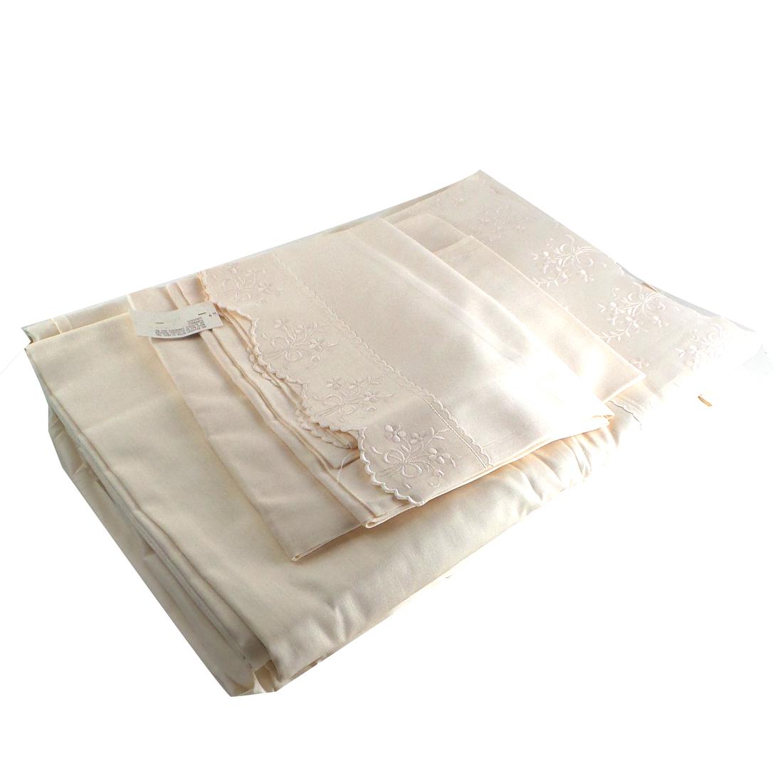 Egyptian Cotton Embroidered Sheet Set (1 of 5)