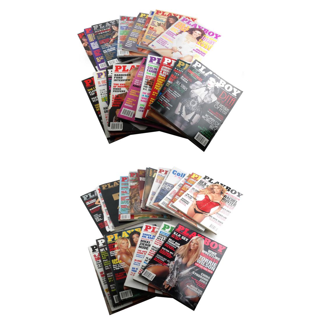 30 Playboy Magazines, 2001-2004 (1 of 3)
