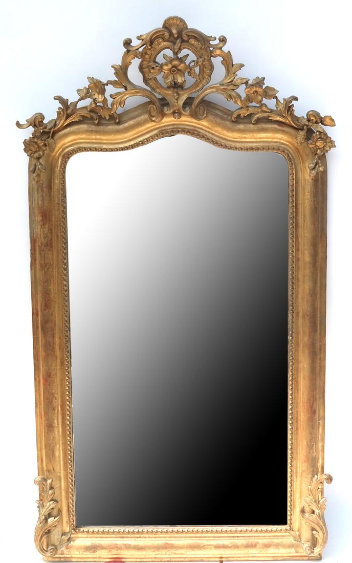 Ornate Gilt Gesso Mirror (1 of 5)