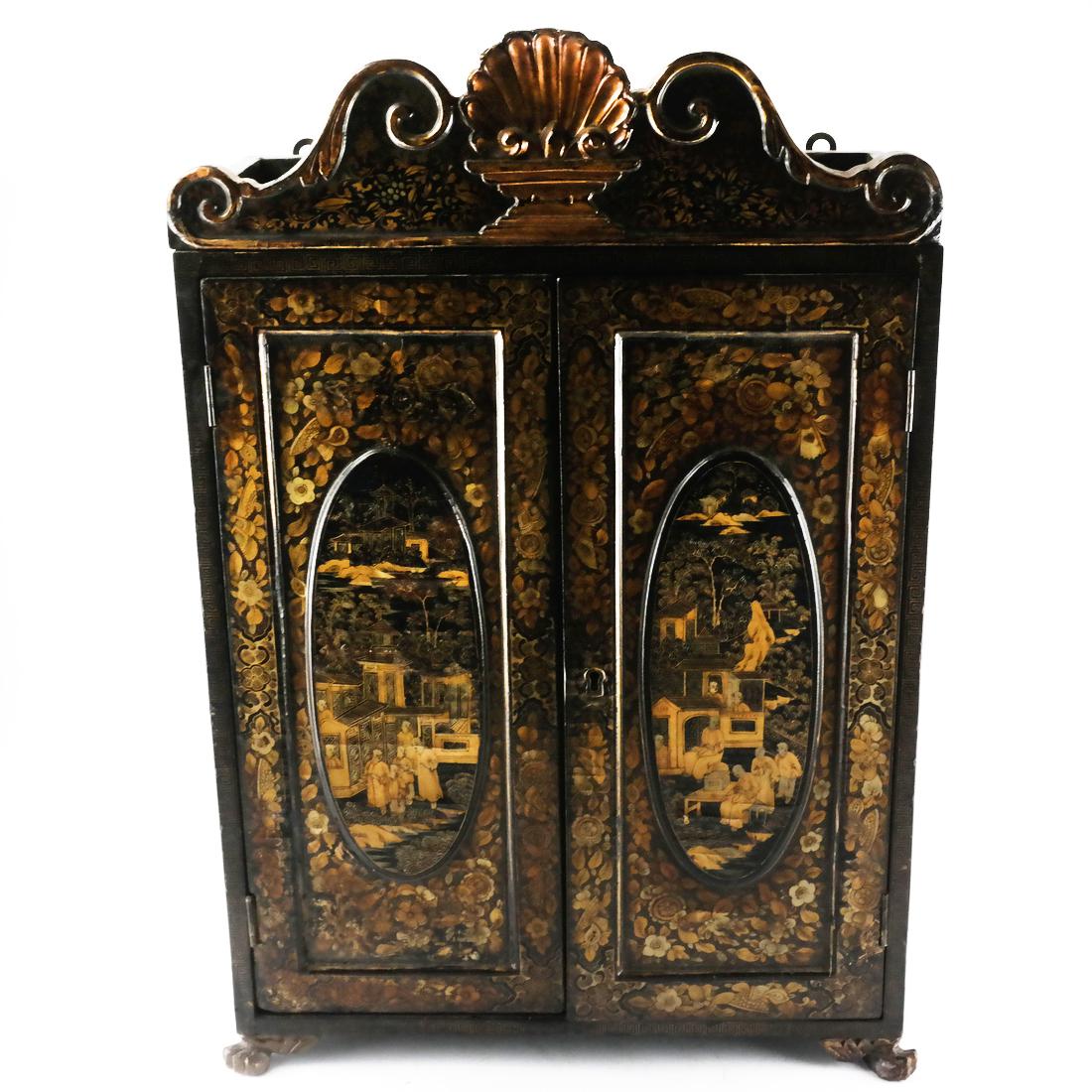 Chinese Export Table-Top Cabinet (1 of 8)