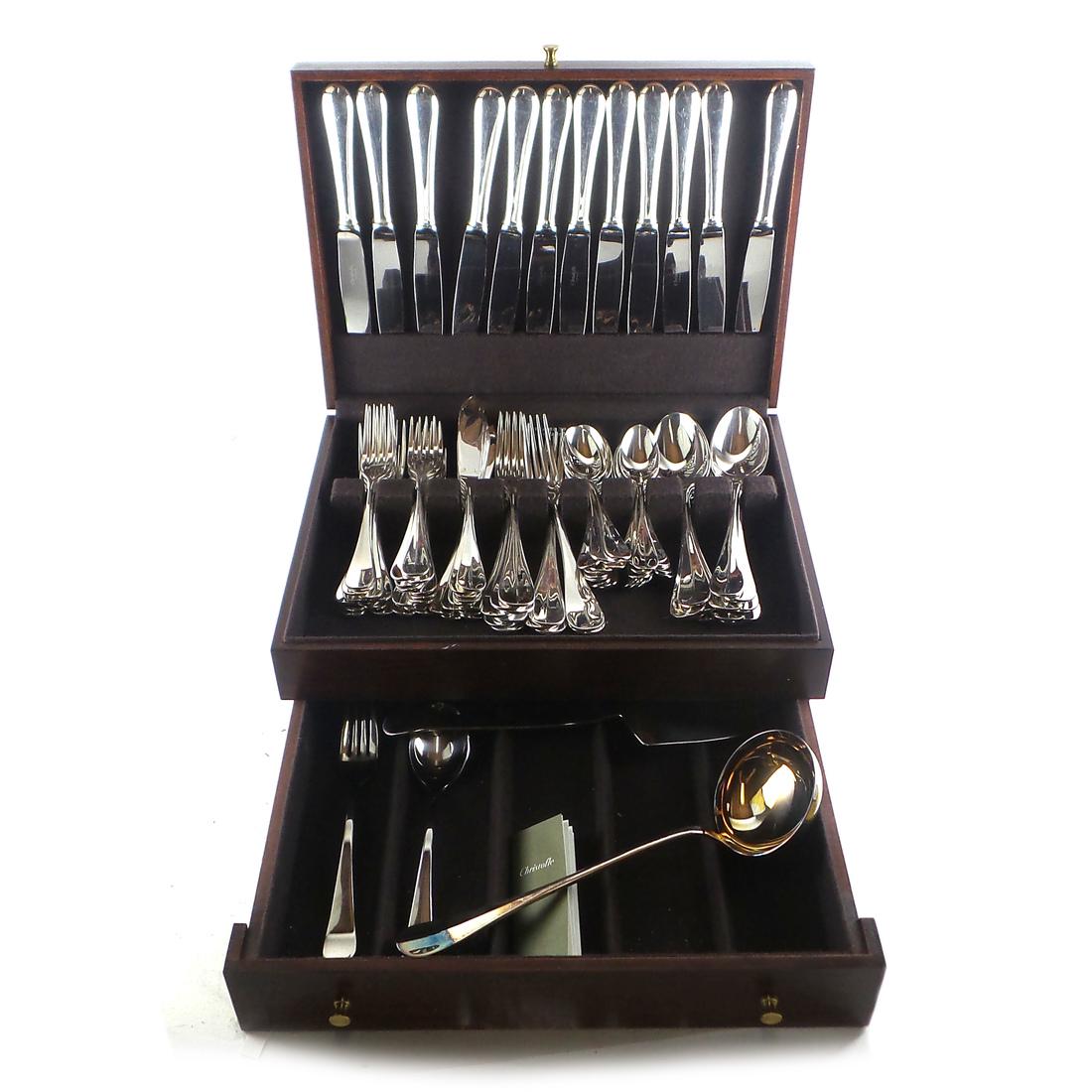 French Christofle Silver Plate Flatware for 12 (1 of 7)