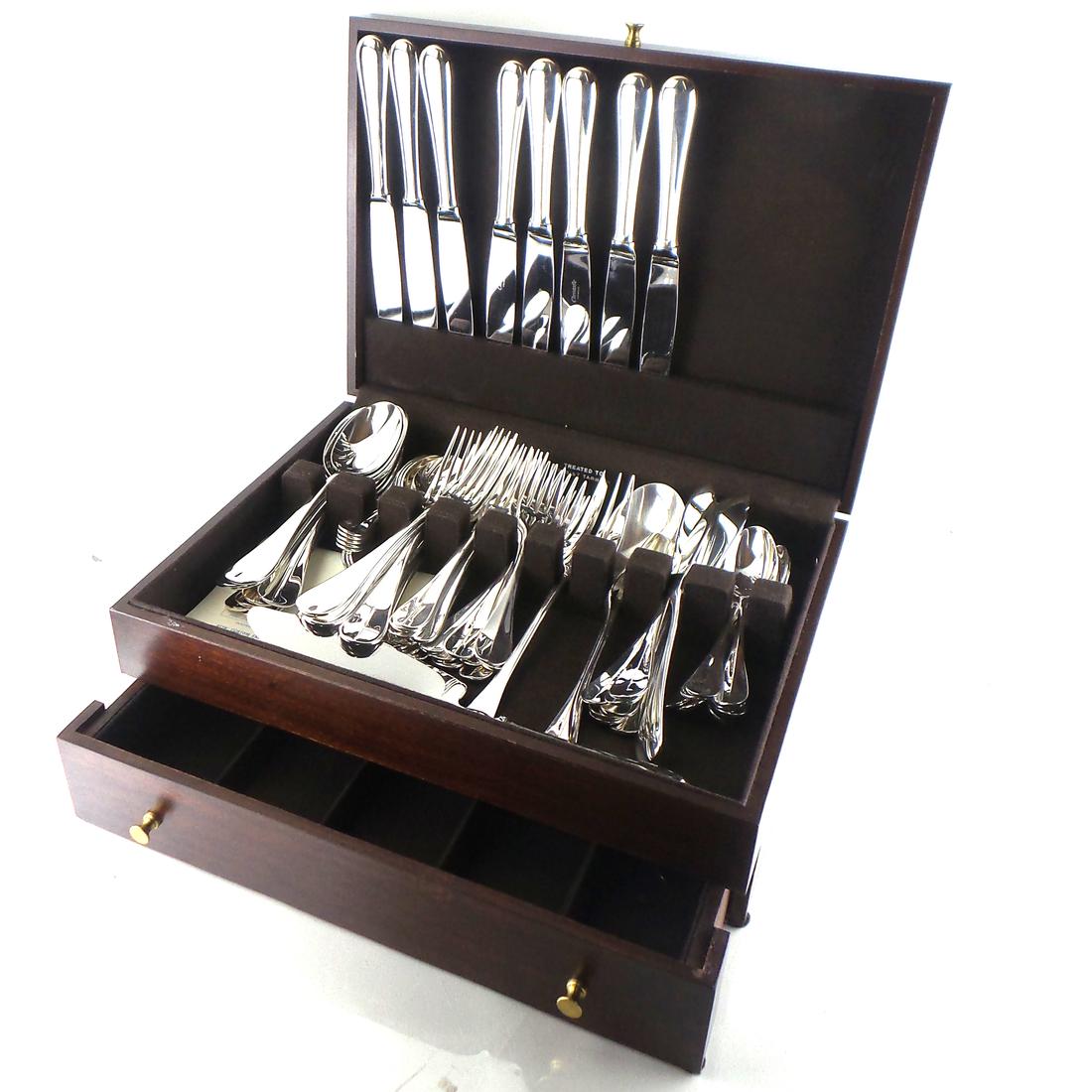 French Christofle Silver Plate Flatware for 8 (1 of 8)