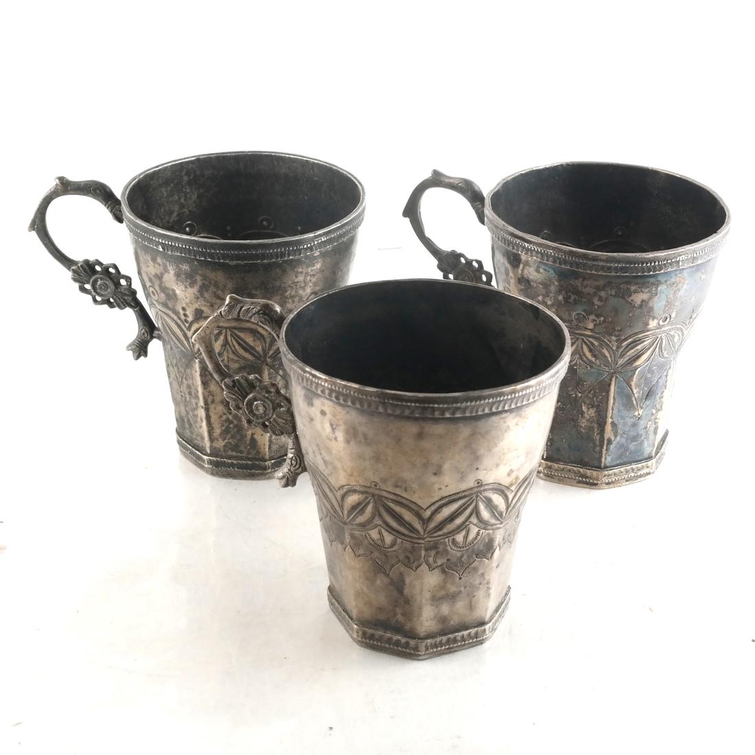 3 Persian or Turkish Cups (1 of 3)