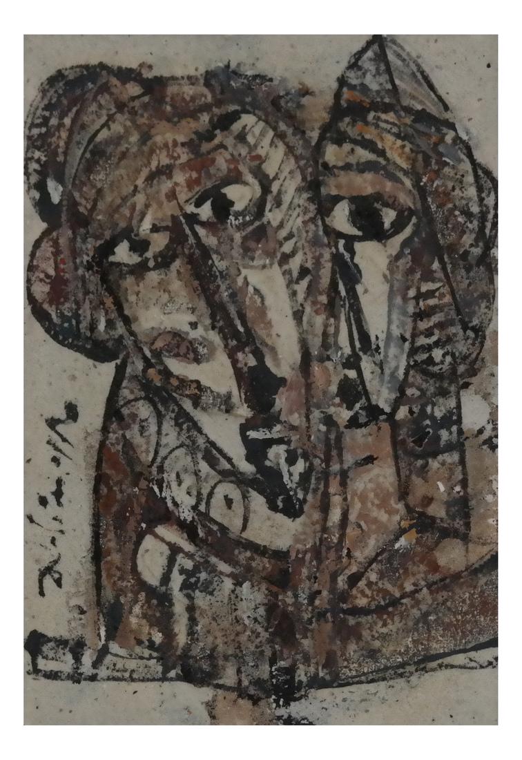 George Adingra Painting - African (1 of 5)