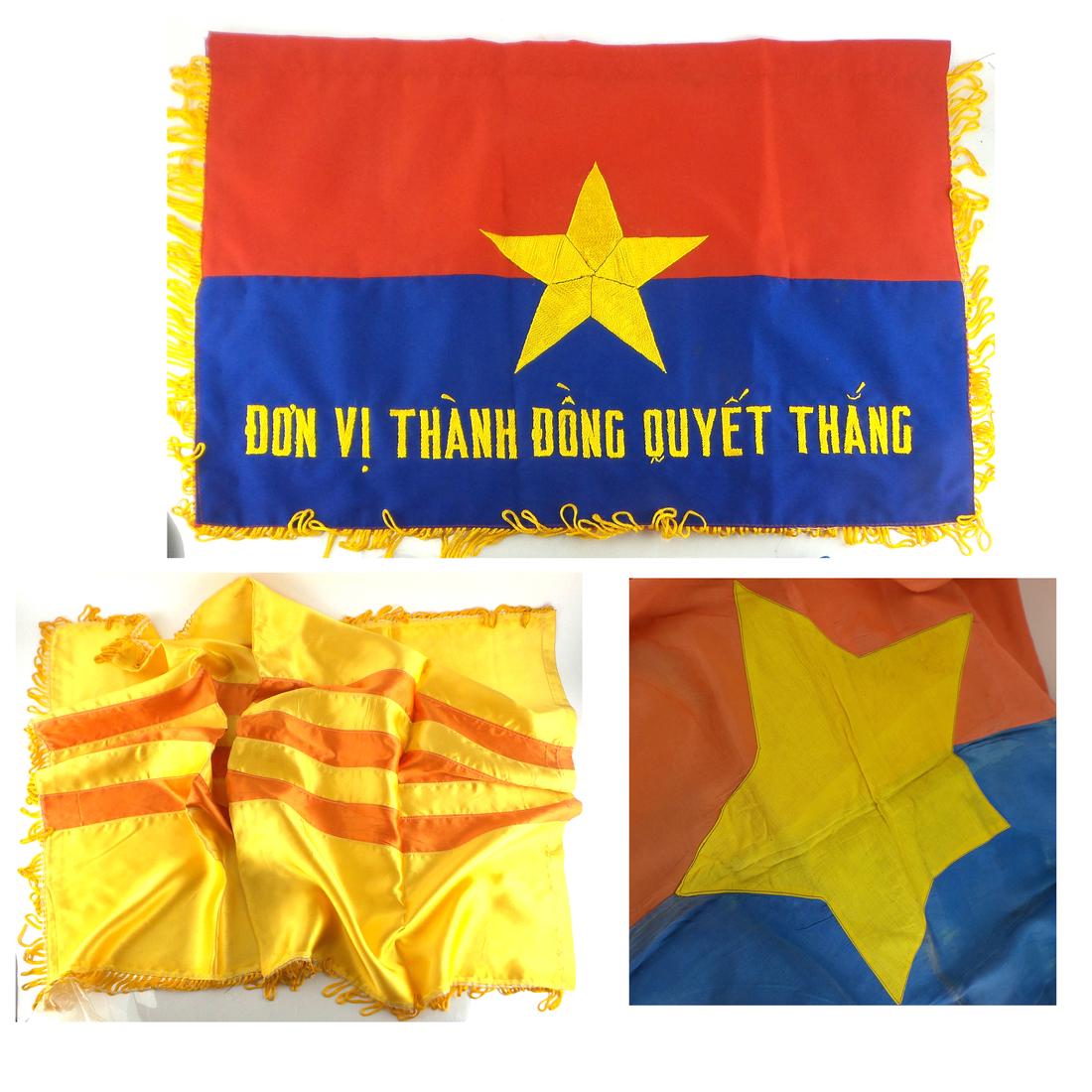 Lot of Three Military Vietnam Flags (1 of 4)