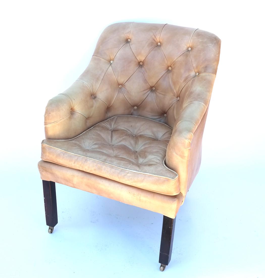 Tufted Leather Chair by George Smith (1 of 4)