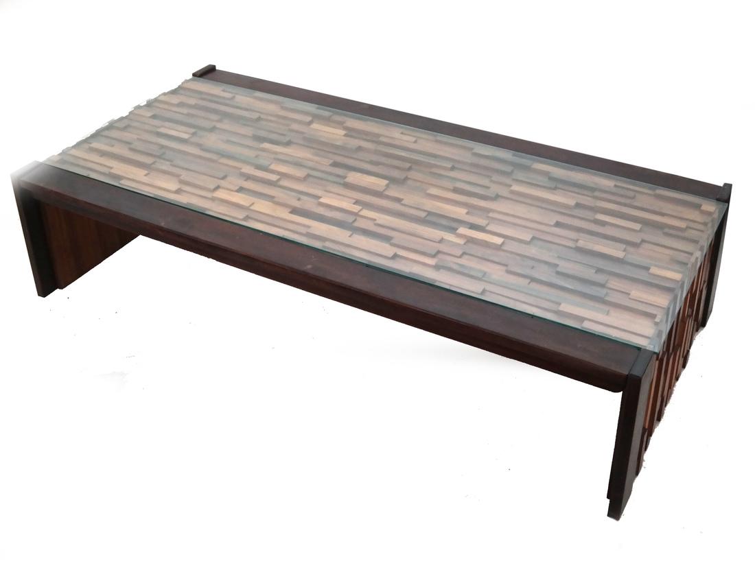 20th C. Modern Tile-Style Coffee Table (1 of 2)