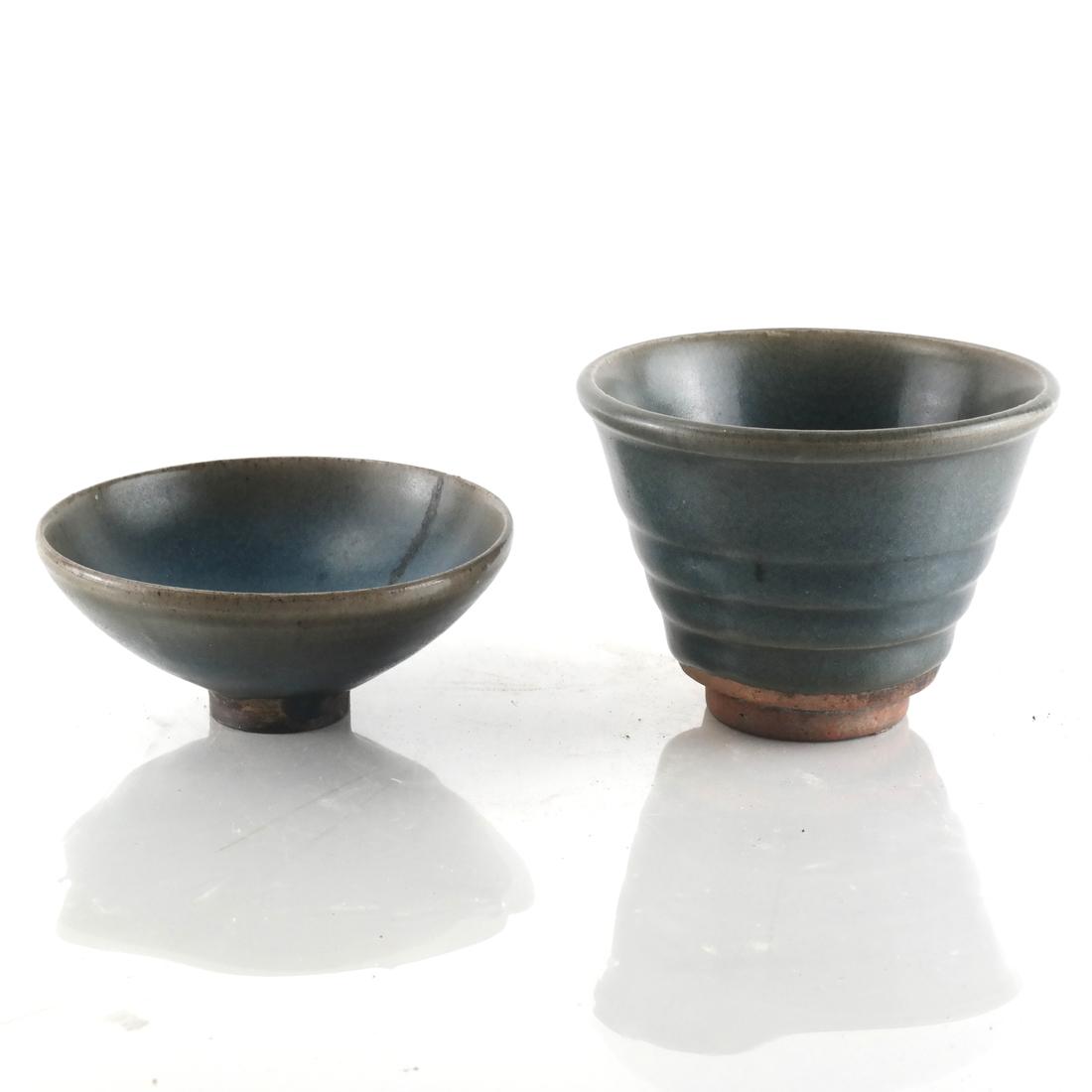 (2) Chinese Porcelain Junware Articles (1 of 7)