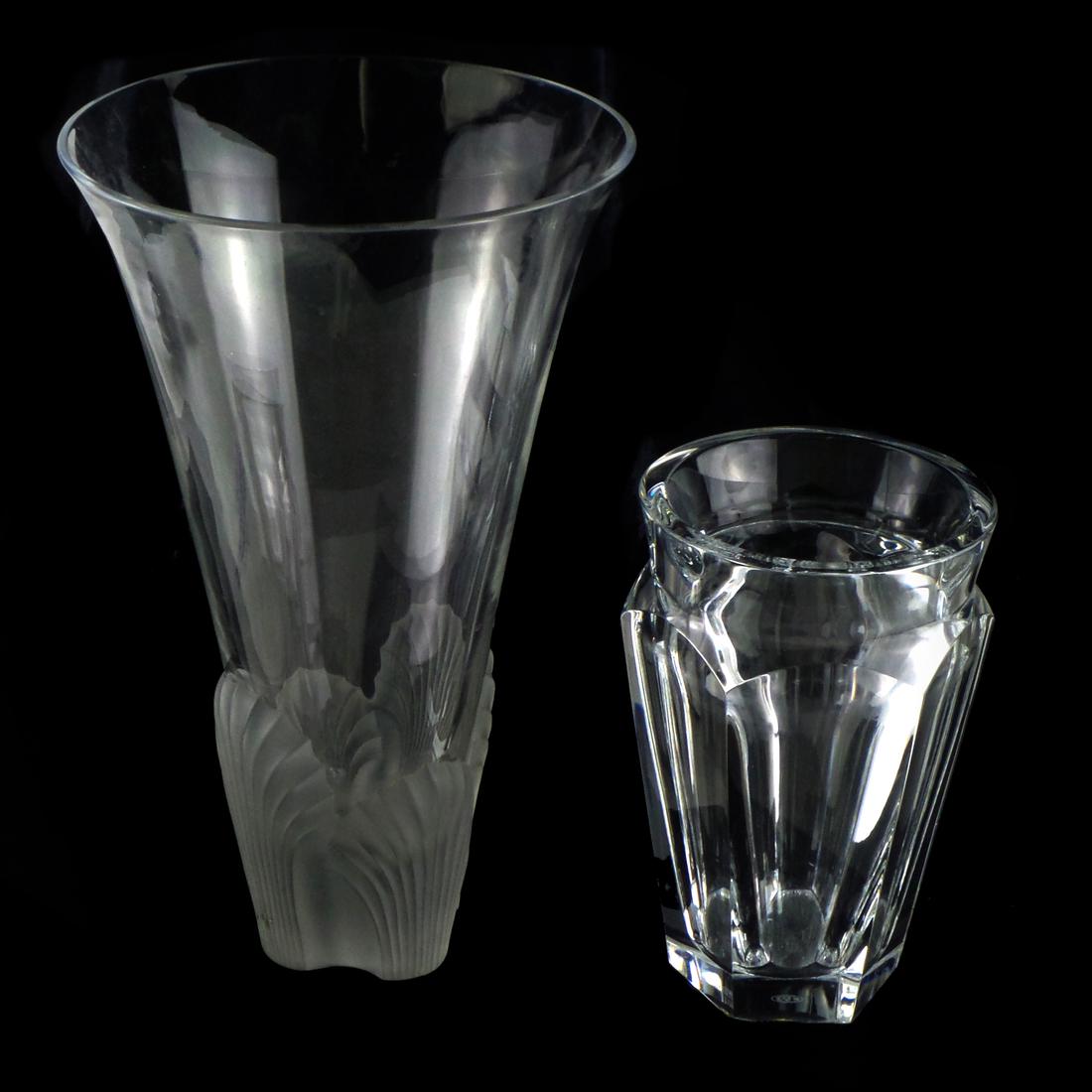 Lalique-Style & Baccarat Vases (Two) (1 of 5)