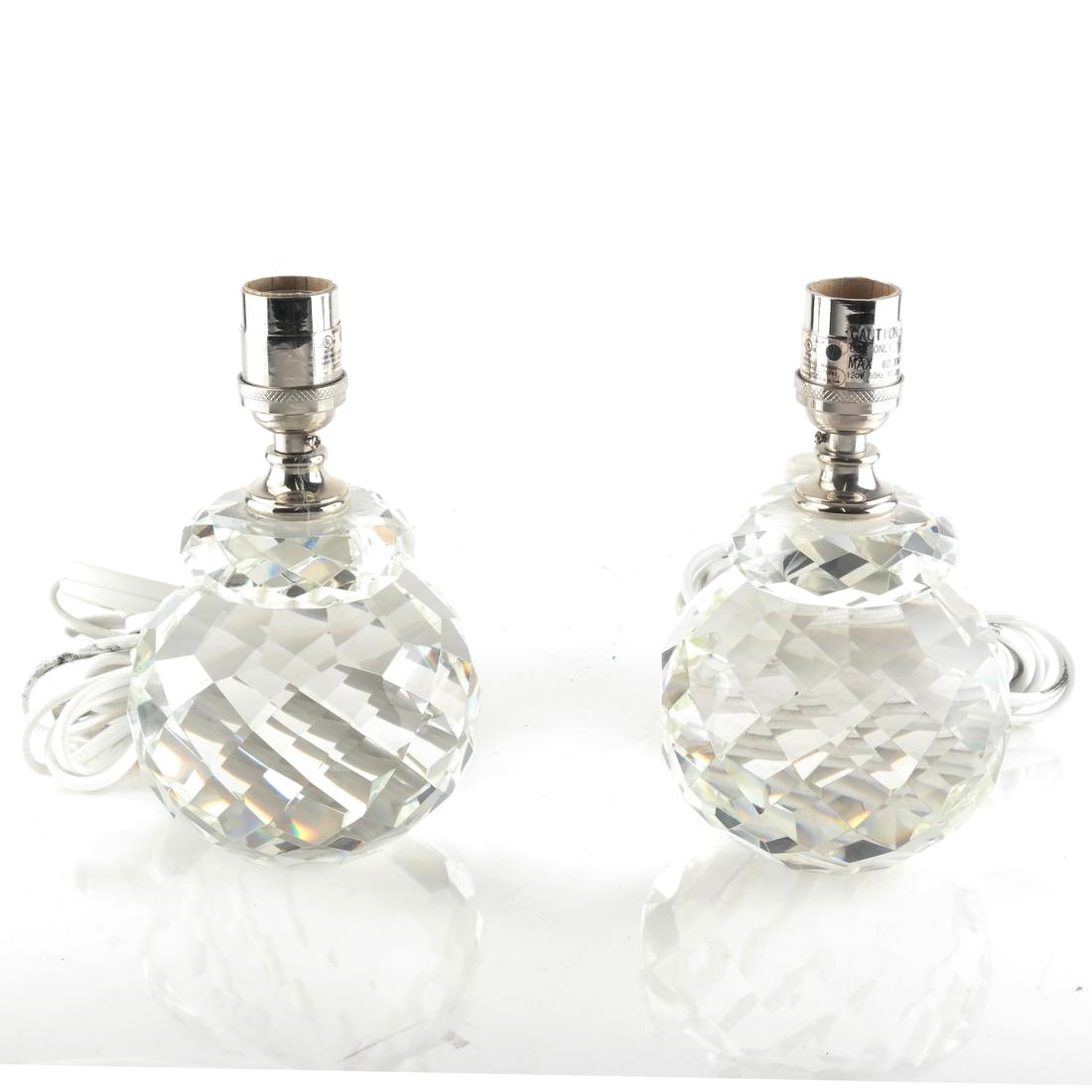 Pair of Crystal Lamps by Ralph Lauren (1 of 3)