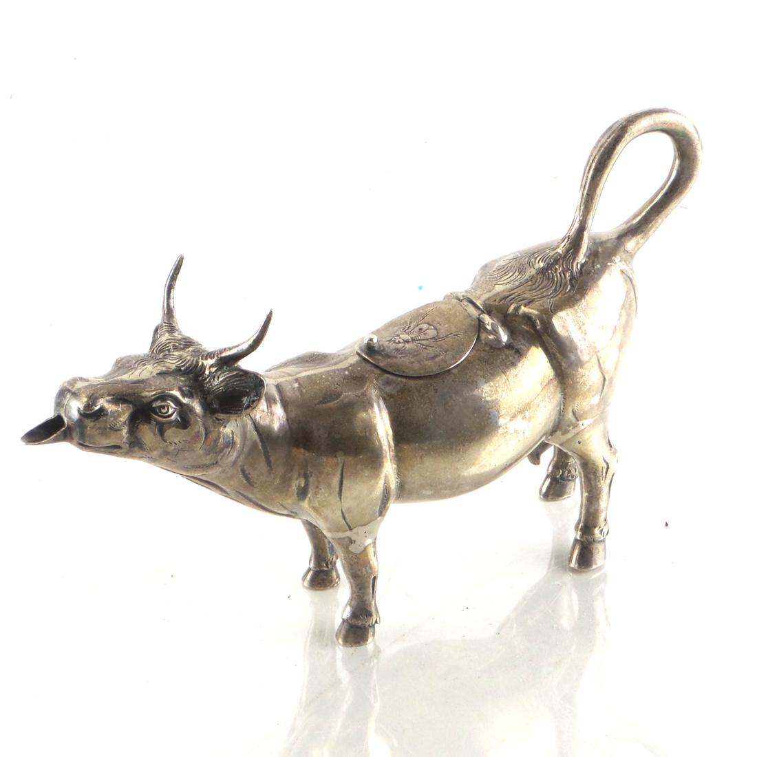 Sterling Silver Cow Creamer (1 of 7)