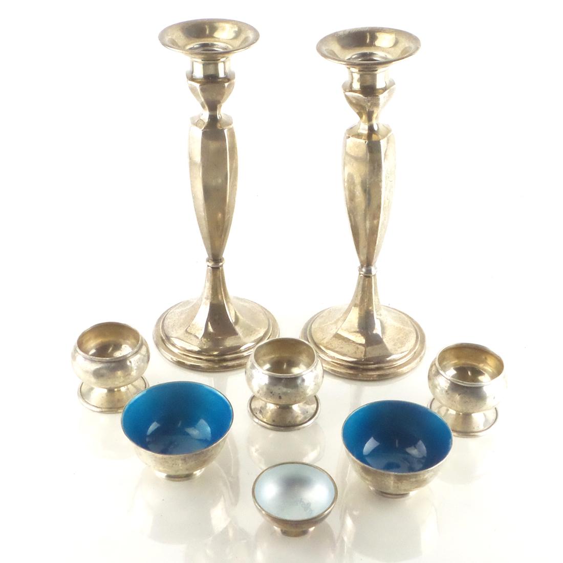 8 Pc. Sterling Silver & Enamel Group (1 of 7)