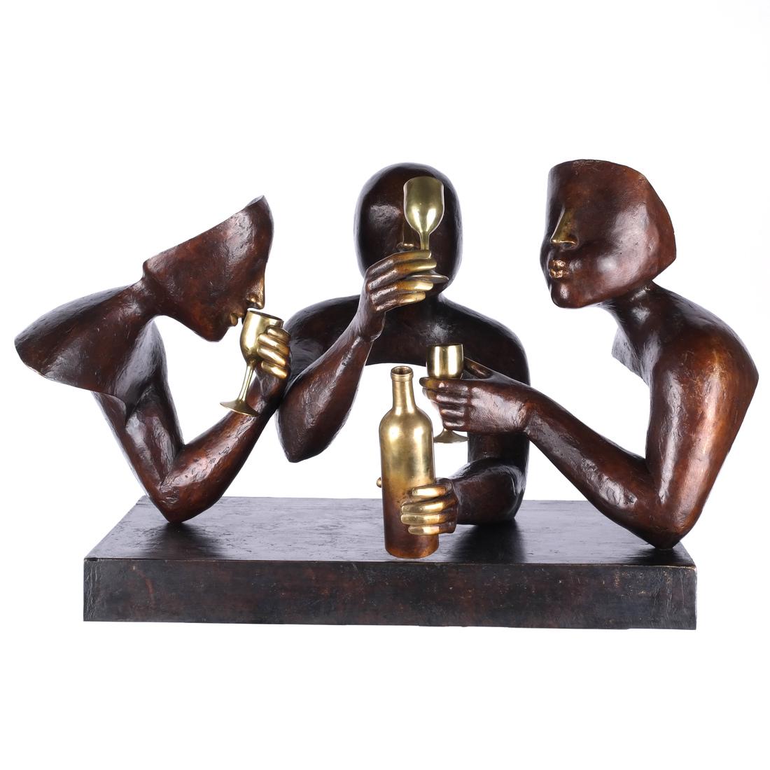 Celia (Molly) Fiennes, A Toast (1 of 10)