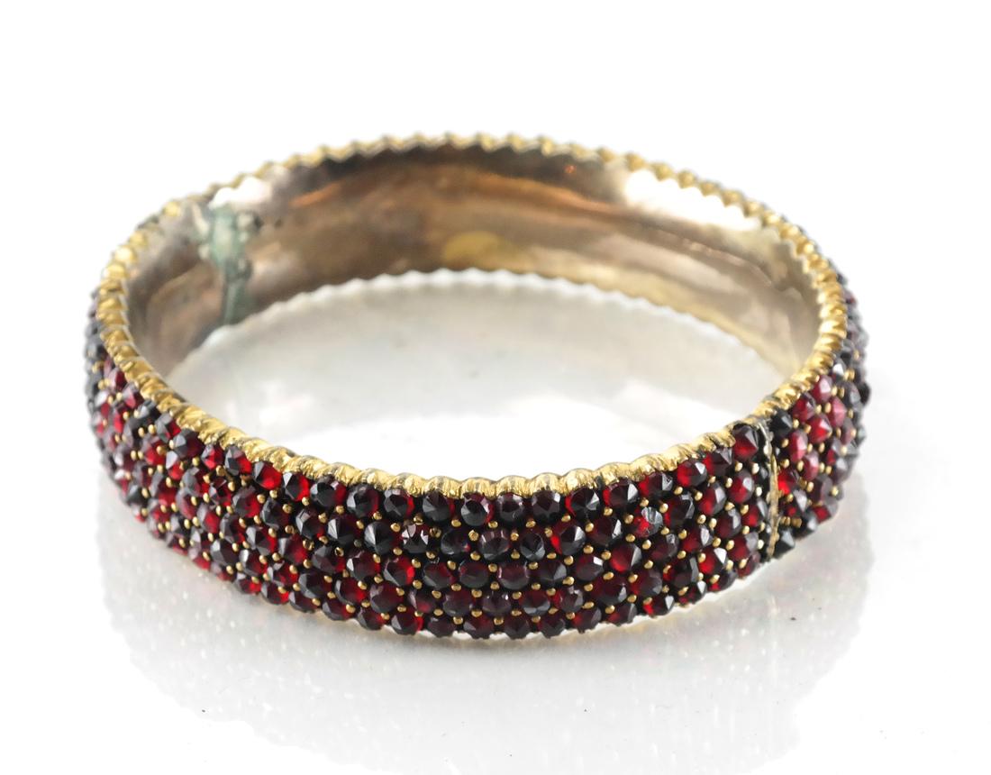 Victorian Garnet Bangle (1 of 5)