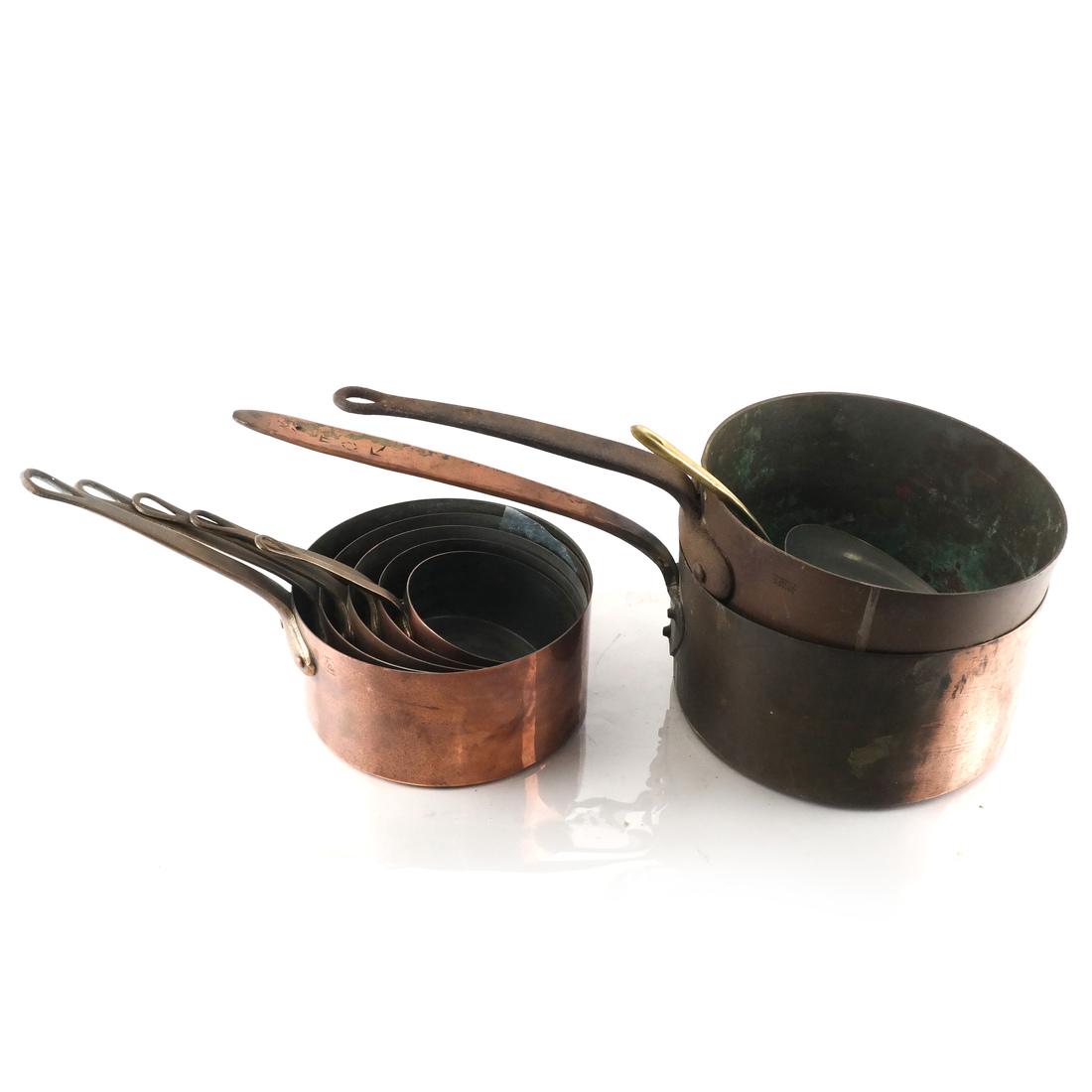 Eight Copper Pots (1 of 4)