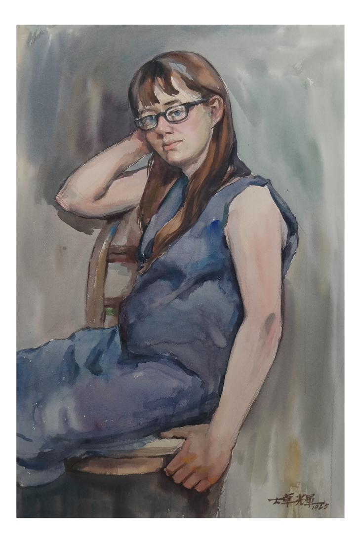 Chuck Fee Wong, Portrait - Painting (1 of 5)